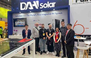 DAH Solar اولین واحد خورشیدی را معرفی کرد و ماژول PV تمام صفحه را در نمایشگاه PV آلمان دوباره ارائه کرد