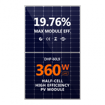  340W 350W 360W پنل خورشیدی نیمه سلول راندمان بالا PV مدول