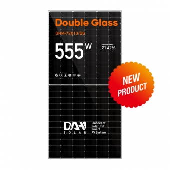پانل های خورشیدی DHM-72X10/DG-525 ~ 555W Mono Mono High Efficiency 