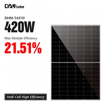 پنل های خورشیدی تک خورشیدی DHM-54X10 390~420W
 